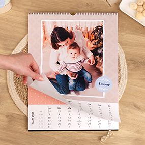 Calendrier mural A3 portrait premium