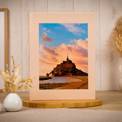 Livre photo portrait ouverture à plat